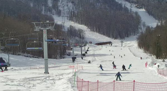 Курорт Красная Поляна, Восточный сектор, высота +900 м, Трасса 12А